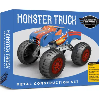 Monster Truck Metal Construction Set
