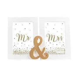 Mr & Mrs Double Photo frame
