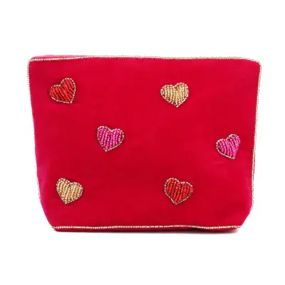 Multi Heart Medium Pouch