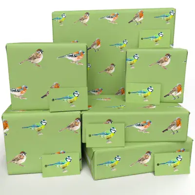 Native Birds Wrapping Paper