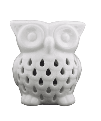 Oil Burner - White Owl