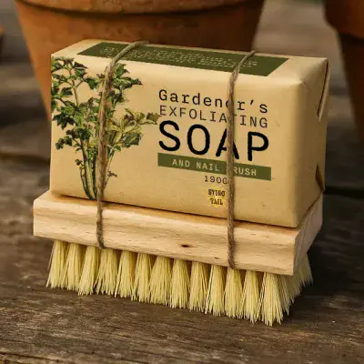 Olive Soap & Nail Brush