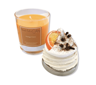 Orange and Clove Cupcake Candle