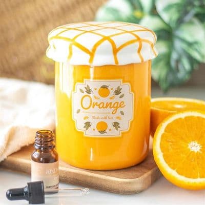 Orange Marmalade Jar Oil Burner