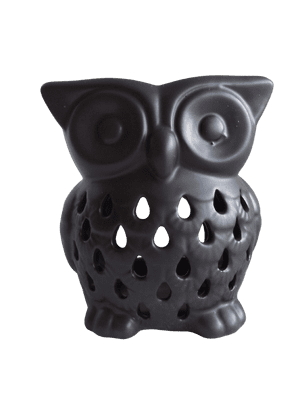 Owl Oil Burner - Black Magic