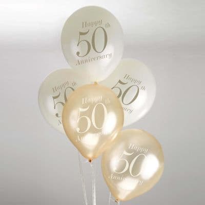 Party Balloons - 50th Wedding Anniversary