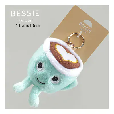 Plush Coffee Cup Charm