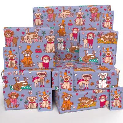 Pugs Wrapping Paper