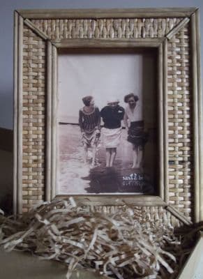 Rattan Photo Frame