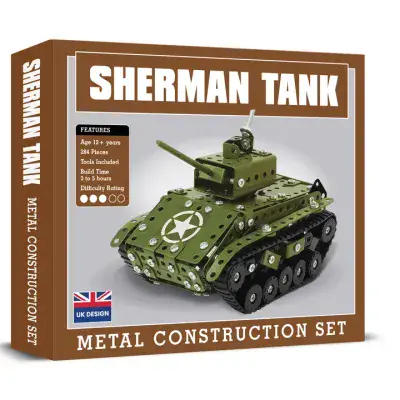 Sherman Tank Metal Construction Set