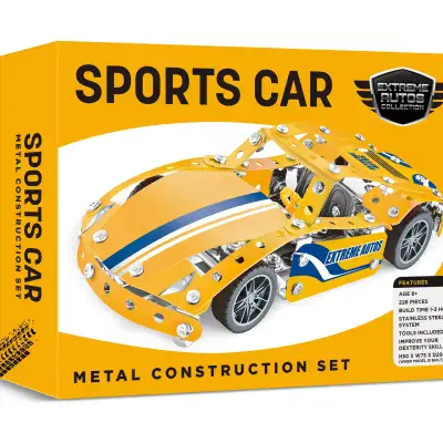 Sports Car Metal Construction Set