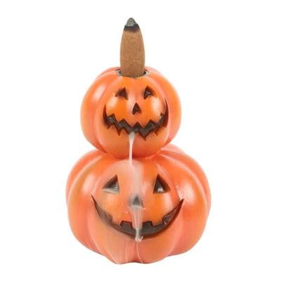 Stacked Pumpkins Backflow Incense holder