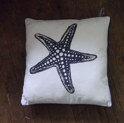 Starfish Cushion - Coastal Calm