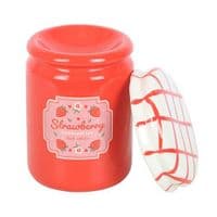 Strawberry Jam Jar Oil Burner and wax warmer