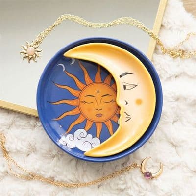 Sun and Moon Celestial Stacking Dish