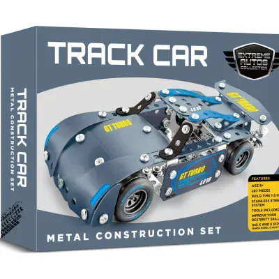 Track Car Metal Construction Set