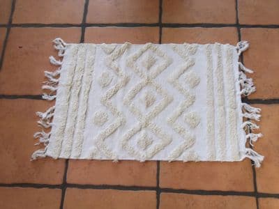 Tufted Zigzag Rug - Scandi Boho