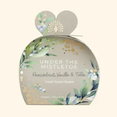 Under the Mistletoe Heart Guest Soaps