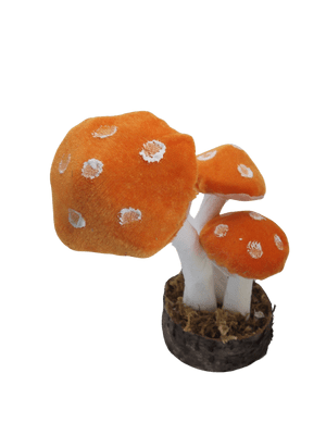 Velvet Orange Standing Toadstools