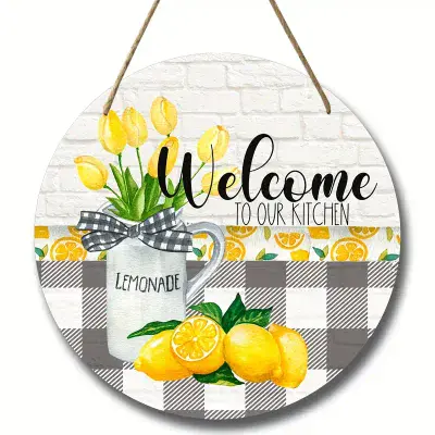 Welcome To Our Kitchen Sign