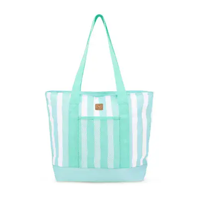 Whitesands Striped Tote Cool Bag