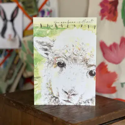 You're Baaa-rilliant Sheep Card