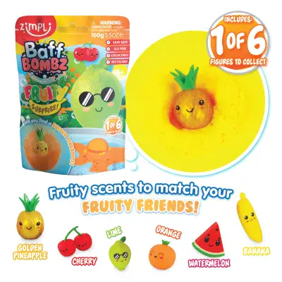 Zimpli Baff Bombz Surprise Fruity
