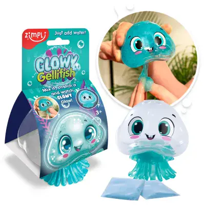 Zimpli Glowy Gellifish with Glow in the Dark