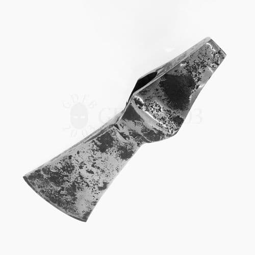 Axe Blade with Hammer, Blunt, Approx 18cm