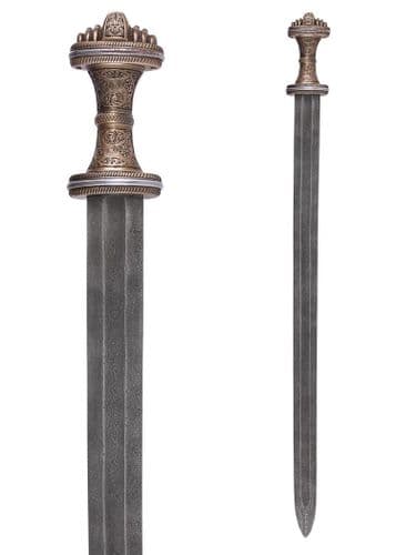 Anglo-Saxon Fetter Lane Sword, 8th C- Damascus Steel Blade