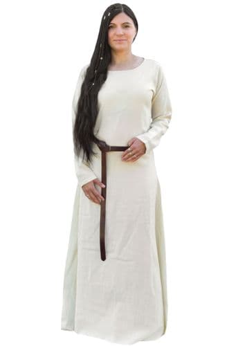 Basic Viking Dress -  Wool, Natural  Coloured