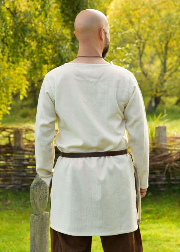 Basic Viking Tunic, Wool, Natural Coloured