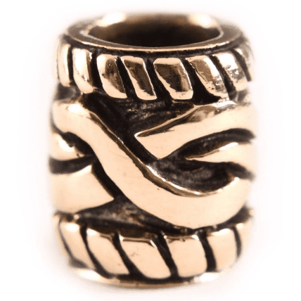 Beard/Hair Bead Bronze Celtic Design