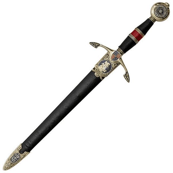 Black Prince Dagger with Scabbard