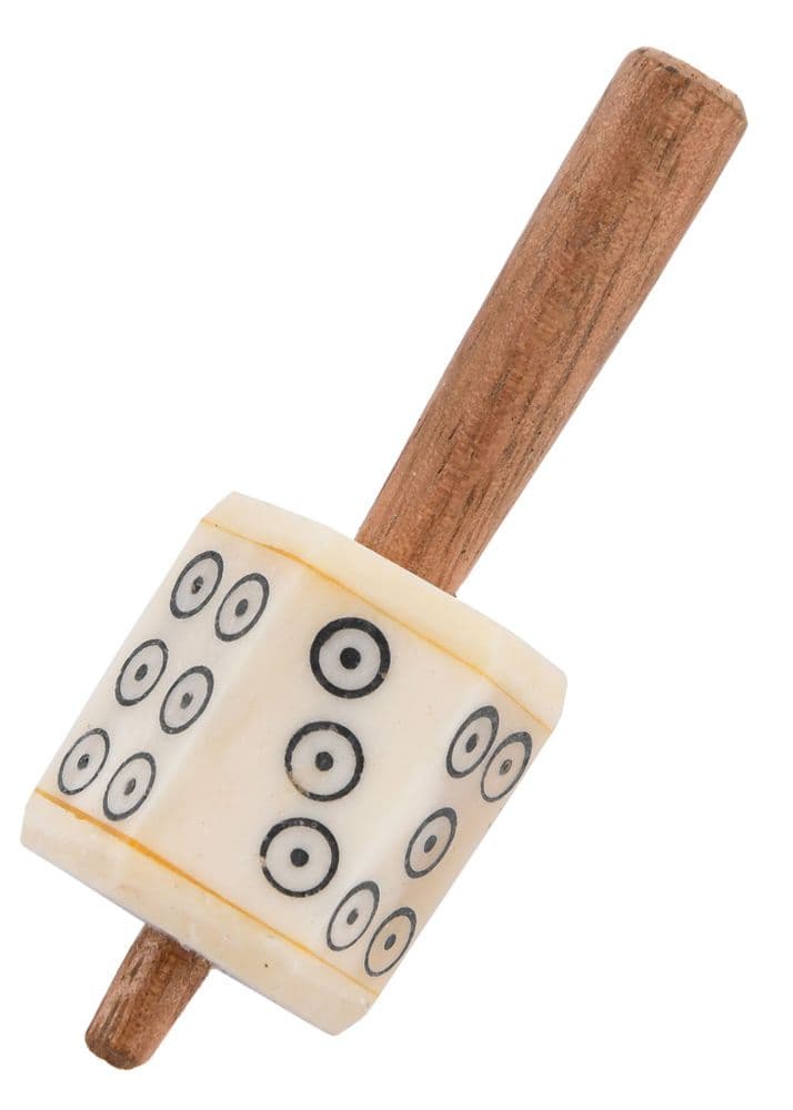 Bone Spinning Dice