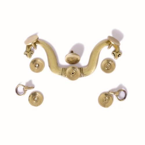 Brass Hooks And Buttons For Lorica Hamata