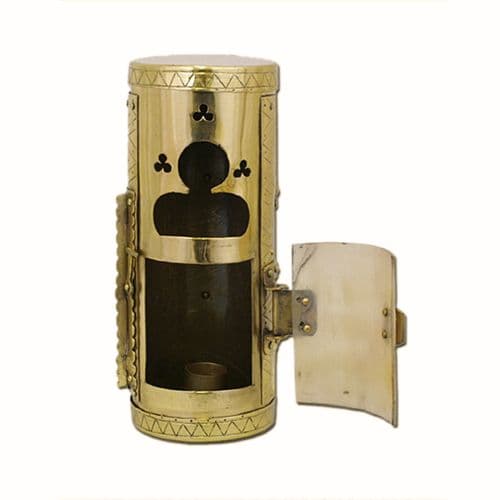 Brass Lantern With Horn Window