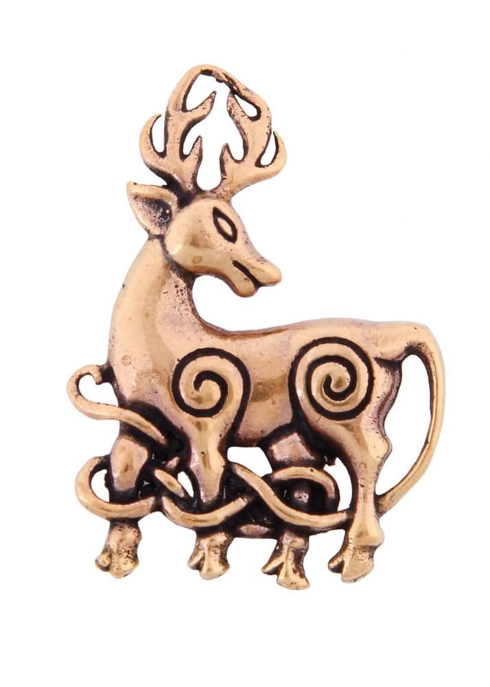 Bronze Pendant - Celtic Stag