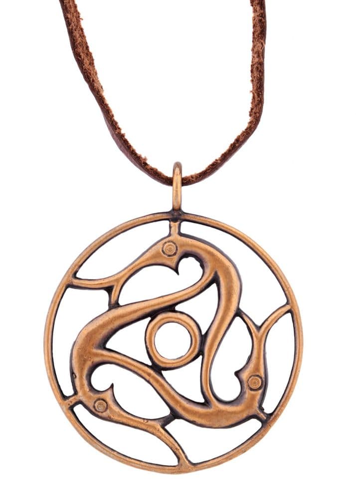 Bronze Pendant, Midgard Serpent