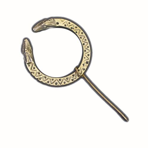 Brooch/ Cloak Clasp with Germanic Dragon Design