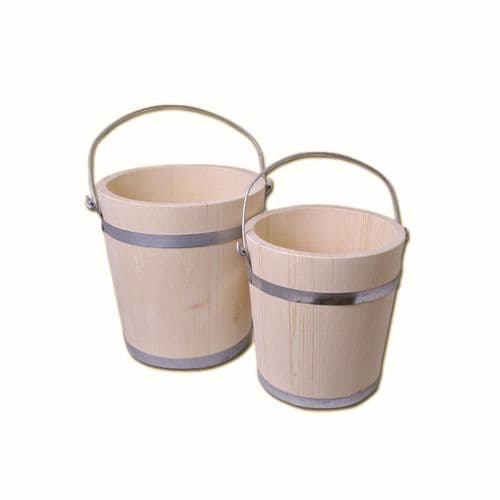 Bucket made from Spruce Wood