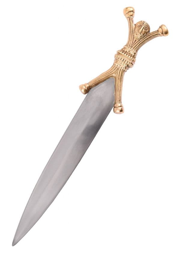 Celtic Dagger with Anthropomorphic Handle and Pommel