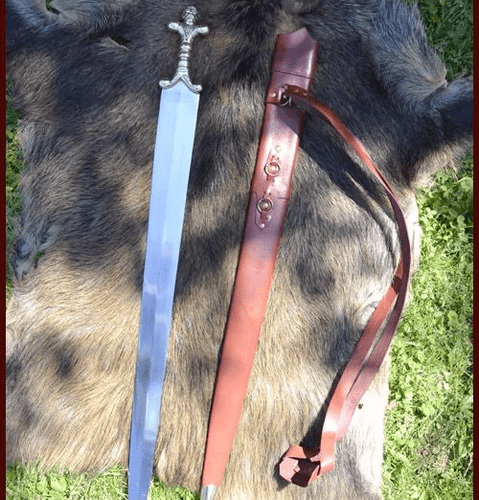 Celtic Long Sword With Scabbard