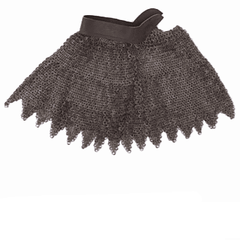 Chainmail Flat Ring Dome Riveted