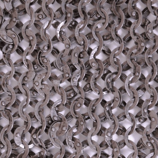 Chain Mail Haubergeon Flat Ring Round Rivet Heads Mixed (FRM)