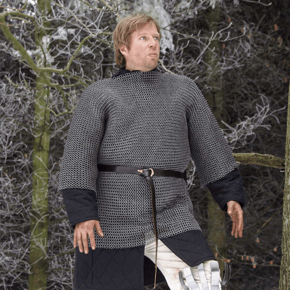 Chain Mail Haubergeon Flat Ring Round Rivet Heads Mixed FRM