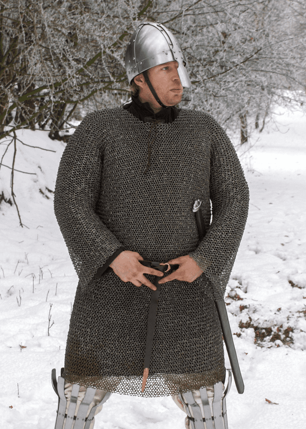 Chain Mail Hauberk Flat Ring all Riveted (FRR)