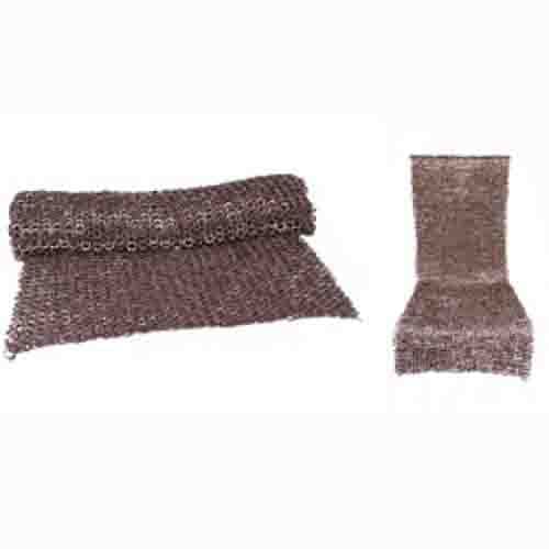 Chain Mail Skirt, Butted Spring Steel Rings 8mm I.D.