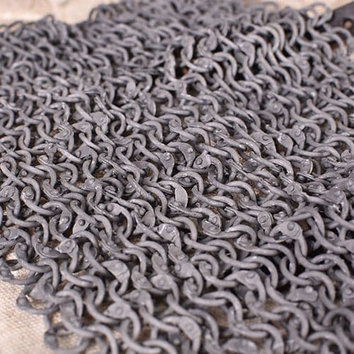 Chain Mail Square Piece 20cm X 20cm from  Aluminium ID 8mm Riveted