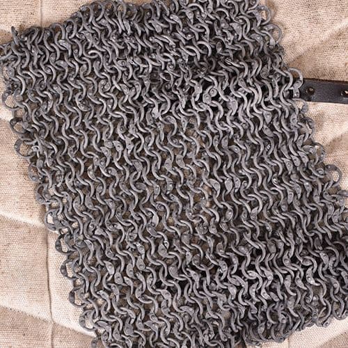 Chain Mail Square Piece 20cm X 20cm from  Aluminium ID 8mm Riveted